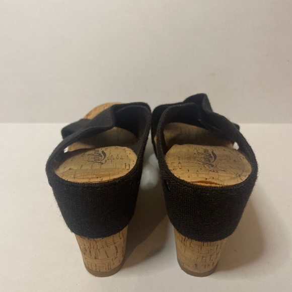 Lucky Brand Platform  Reaction Cork Sandals Wedges Size 8.5 - Picture 5 of 6